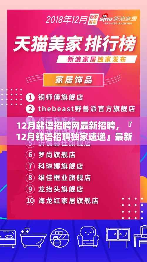 『独家速递』最新韩语招聘网急聘韩语人才信息汇总