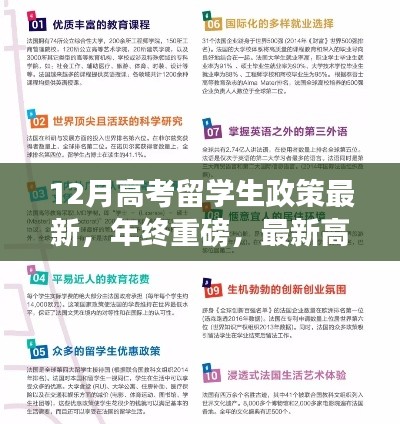 年终重磅，最新高考留学生政策深度解读与前瞻分析