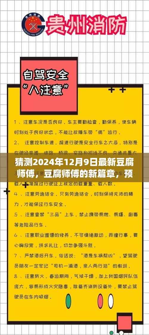 2024年豆腐师傅创新之旅，探寻豆腐艺术的新篇章与未来预测