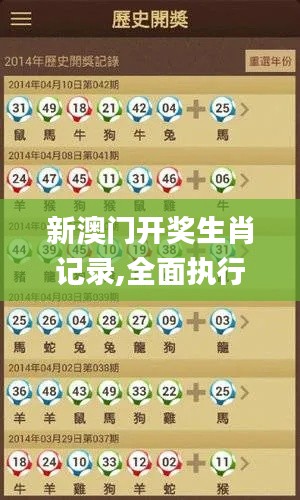 新澳门开奖生肖记录,全面执行数据计划_桌面版8.180