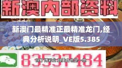 新澳门最精准正最精准龙门,经典分析说明_VE版5.385