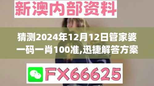 猜测2024年12月12日管家婆一码一肖100准,迅捷解答方案实施_3K18.547