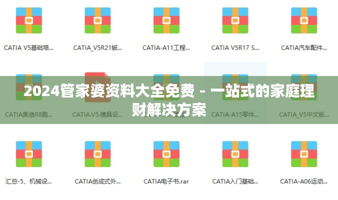 2024管家婆资料大全免费 - 一站式的家庭理财解决方案