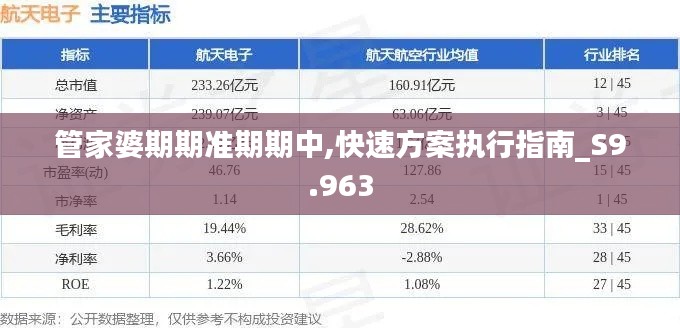 管家婆期期准期期中,快速方案执行指南_S9.963