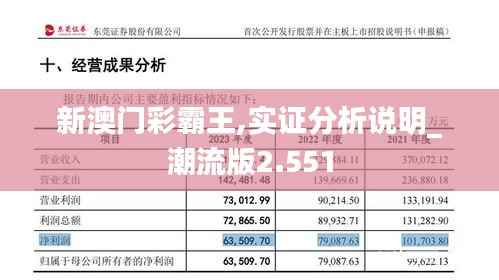 新澳门彩霸王,实证分析说明_潮流版2.551