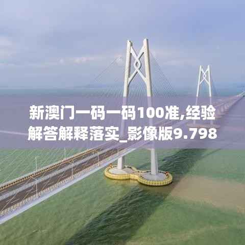 新澳门一码一码100准,经验解答解释落实_影像版9.798