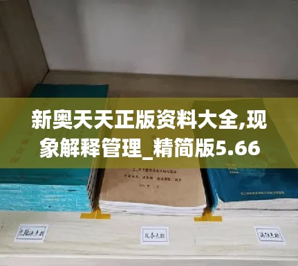新奥天天正版资料大全,现象解释管理_精简版5.668