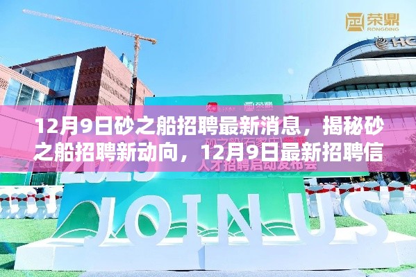 砂之船最新招聘动态揭秘,12月9日招聘信息全解析