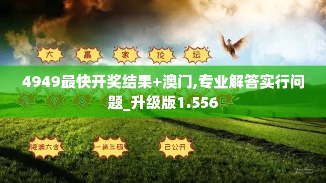 4949最快开奖结果+澳门,专业解答实行问题_升级版1.556