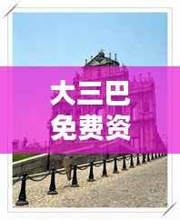 大三巴免费资料一肖:探索澳门历史遗迹的独特魅力