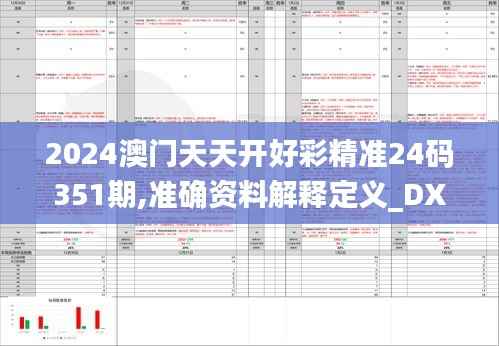 2024澳门天天开好彩精准24码351期,准确资料解释定义_DX版3.125