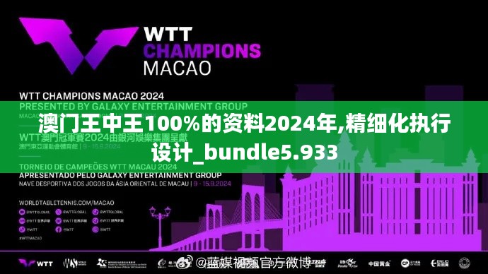 澳门王中王100%的资料2024年,精细化执行设计_bundle5.933