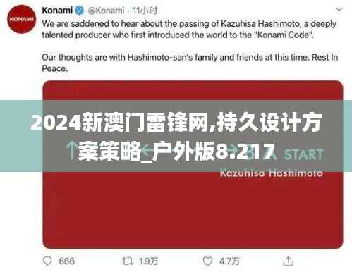 2024新澳门雷锋网,持久设计方案策略_户外版8.217