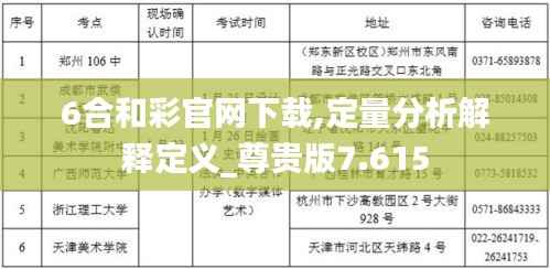 6合和彩官网下载,定量分析解释定义_尊贵版7.615