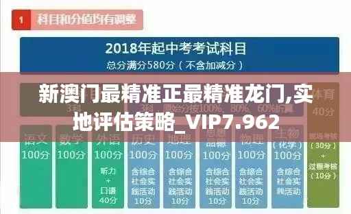 新澳门最精准正最精准龙门,实地评估策略_VIP7.962