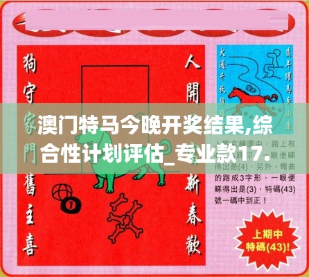 澳门特马今晚开奖结果,综合性计划评估_专业款17.534