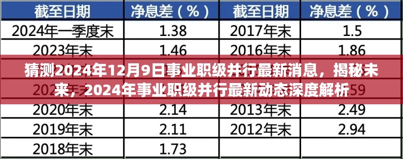 揭秘未来,深度解析2024年事业职级并行最新动态与最新消息预测(深度报道)