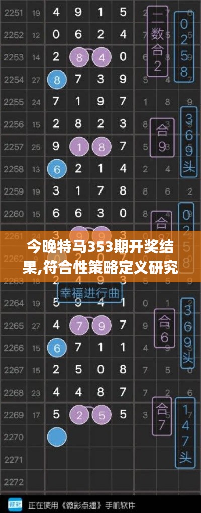 今晚特马353期开奖结果,符合性策略定义研究_XP1.254