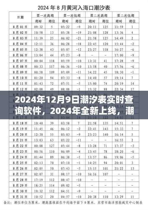 潮汐掌中宝,实时潮汐表查询软件上线,掌握潮汐动态尽在指尖