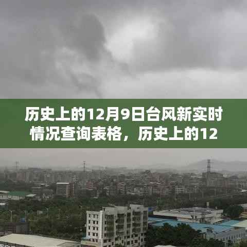 揭秘历史上的12月9日台风实时动态，最新查询表格揭示最新情况
