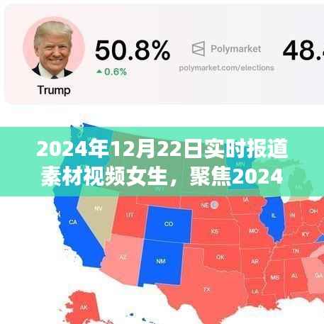 女生视角的实时报道素材视频，聚焦未来，记录2024年时刻