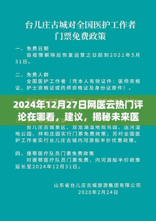 网医云热门评论解析,洞悉未来医疗趋势,掌握医疗评论动态——2024年12月27日医疗评论一览