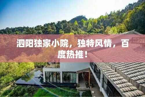 泗阳独家小院，独特风情，百度热推！