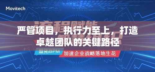 严管项目，执行力至上，打造卓越团队的关键路径