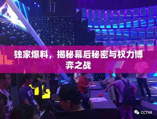 独家爆料，揭秘幕后秘密与权力博弈之战