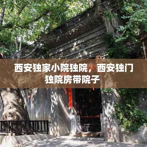 西安独家小院独院，西安独门独院房带院子 