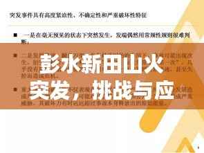 彭水新田山火突发,挑战与应对策略