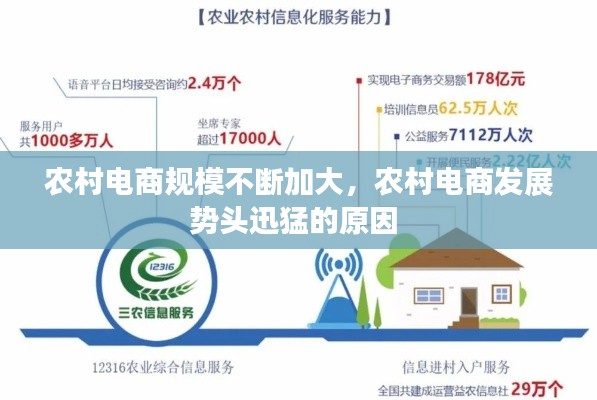 农村电商规模不断加大，农村电商发展势头迅猛的原因 