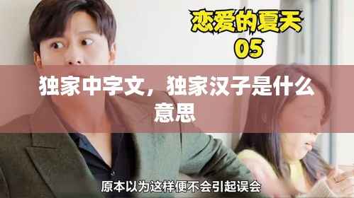 独家中字文,独家汉子是什么意思