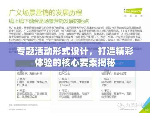 专题活动形式设计，打造精彩体验的核心要素揭秘