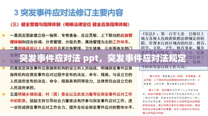 突发事件应对法 ppt，突发事件应对法规定 