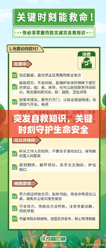 突发自救知识，关键时刻守护生命安全