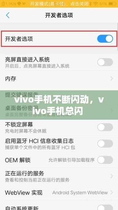 vivo手机不断闪动，vivo手机总闪 