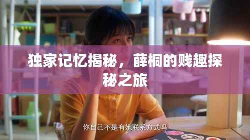 独家记忆揭秘,薛桐的贱趣探秘之旅