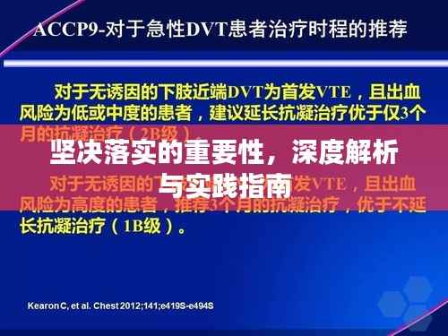 坚决落实的重要性，深度解析与实践指南