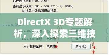 DirectX 3D专题解析,深入探索三维技术资料