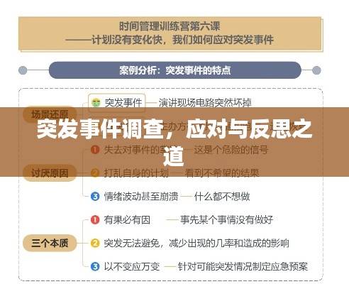 突发事件调查，应对与反思之道