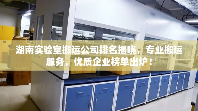 湖南实验室搬运公司排名揭晓,专业搬运服务,优质企业榜单出炉!