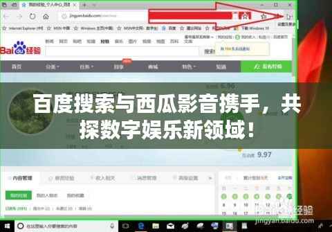 百度搜索与西瓜影音携手,共探数字娱乐新领域!