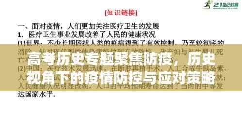 高考历史专题聚焦防疫，历史视角下的疫情防控与应对策略深度解读