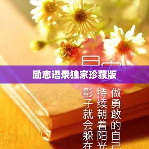 励志语录独家珍藏版