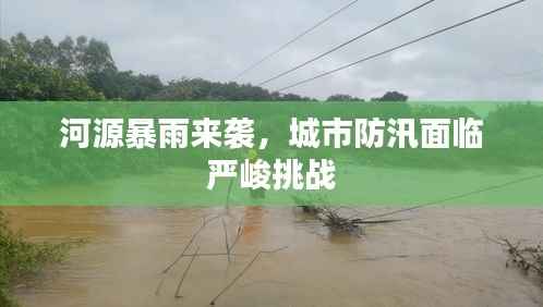 河源暴雨来袭,城市防汛面临严峻挑战