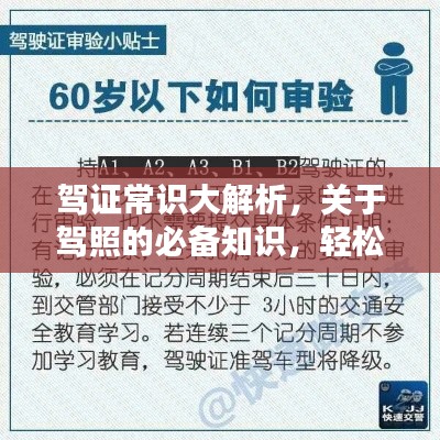 驾证常识大解析,关于驾照的必备知识,轻松掌握驾证要点!