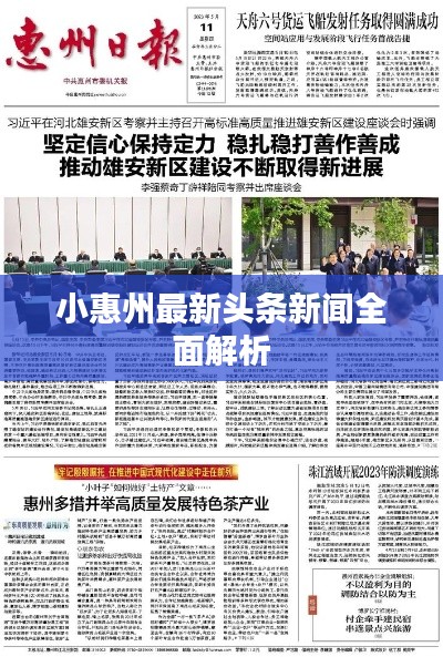 小惠州最新头条新闻全面解析