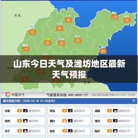 山东今日天气及潍坊地区最新天气预报