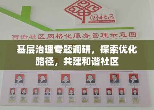 基层治理专题调研,探索优化路径,共建和谐社区